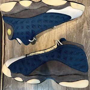 Air Jordan 13 Retro 2010 Flint grey Blue Suede size 12